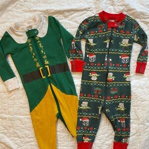 Star Wars and Elf Christmas Pajamas